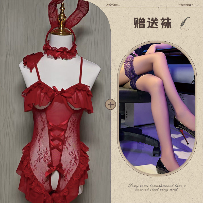 Bunny Lace Teddy Costume