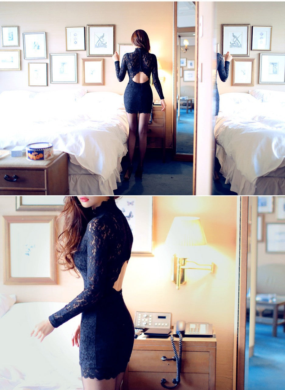 Black Qipao Dress