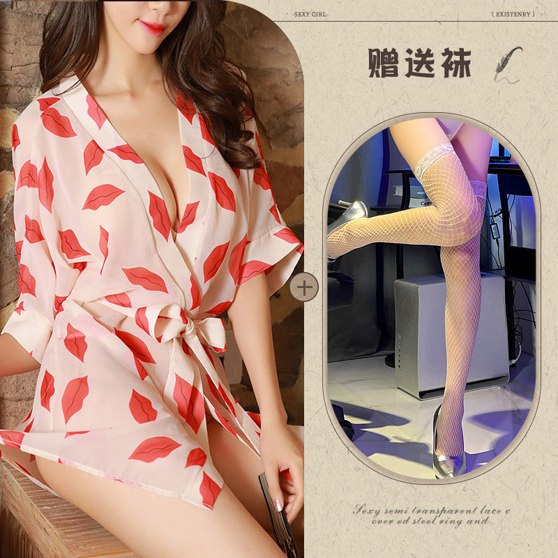 Chiffon Robe Set
