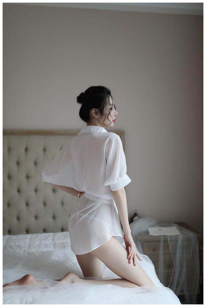 Transparent na Robe Set