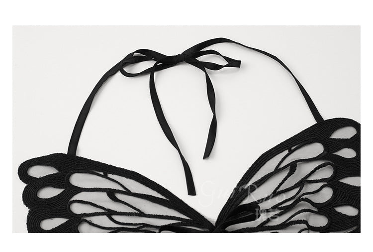 Butterfly Sheer Lingerie Nightgown