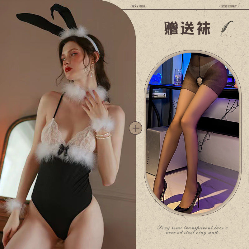 Bunny Open Crotch Set