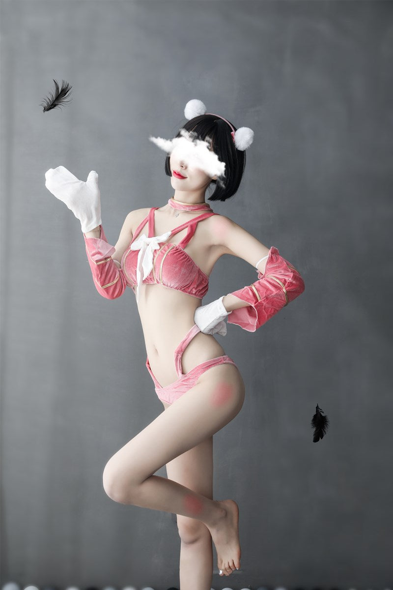 Catwoman Corset with Cut-Out Design