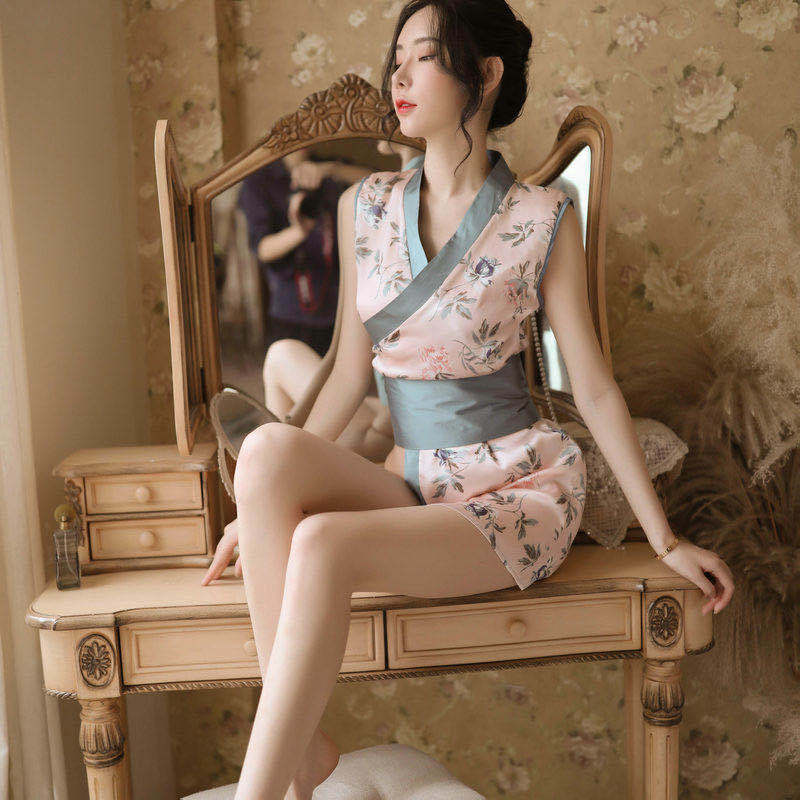 Japanese Kimono Robe Lingerie Set