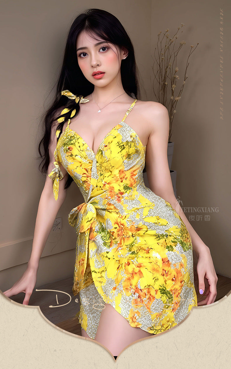 Yellow Lace Chemise