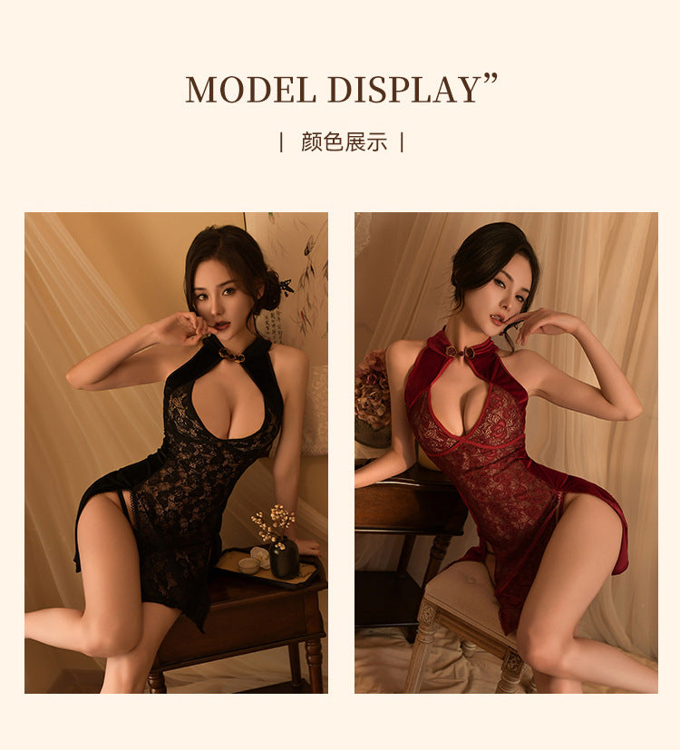 Backless Qipao Set