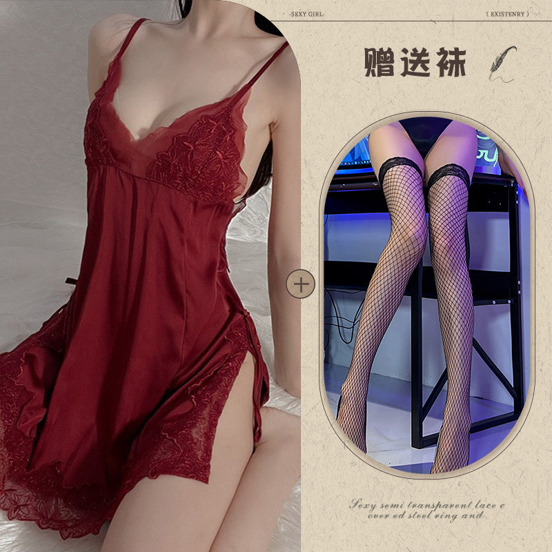 Silid-tulugan na Satin Chemise