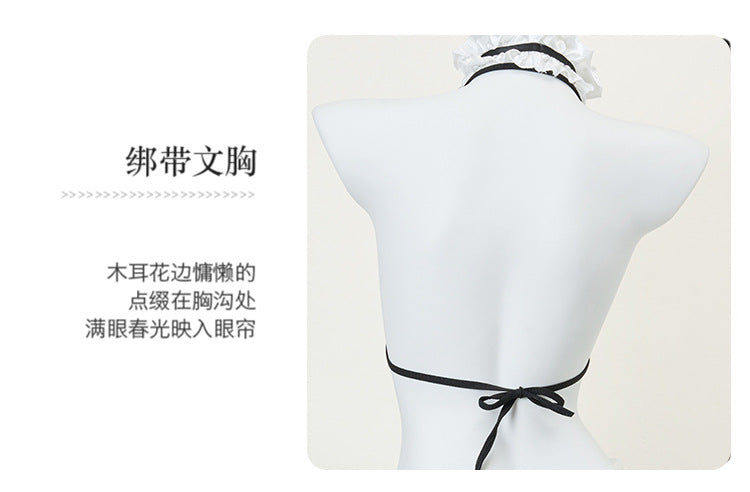 Maid Open Crotch Set
