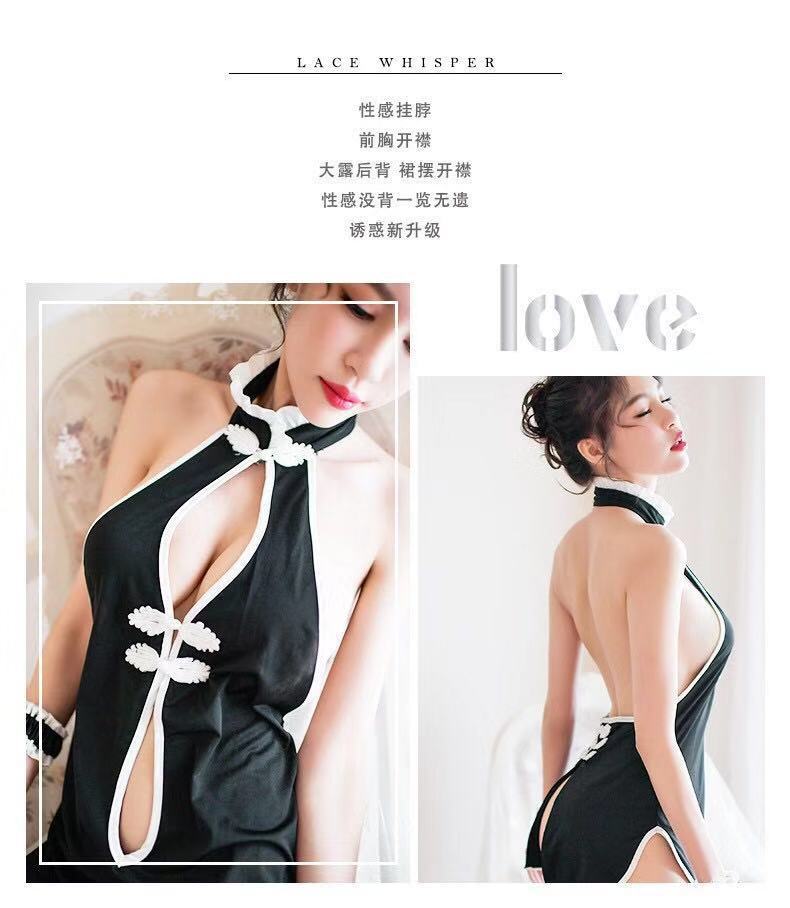 High-Slit Qipao Dress