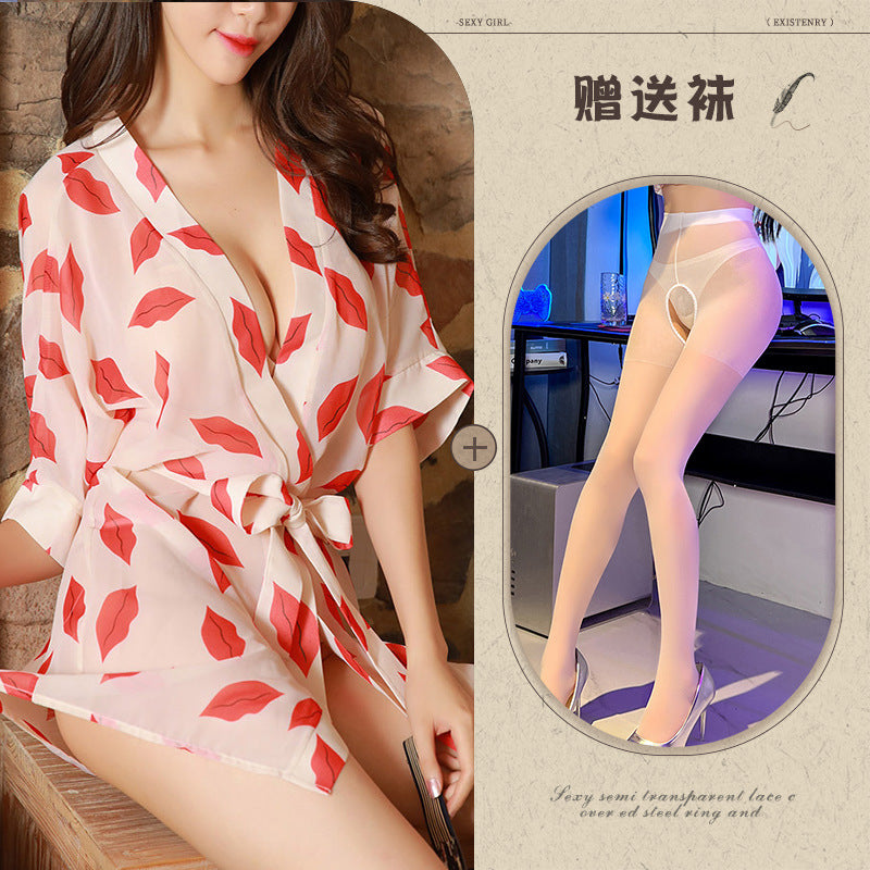 Chiffon Robe Set