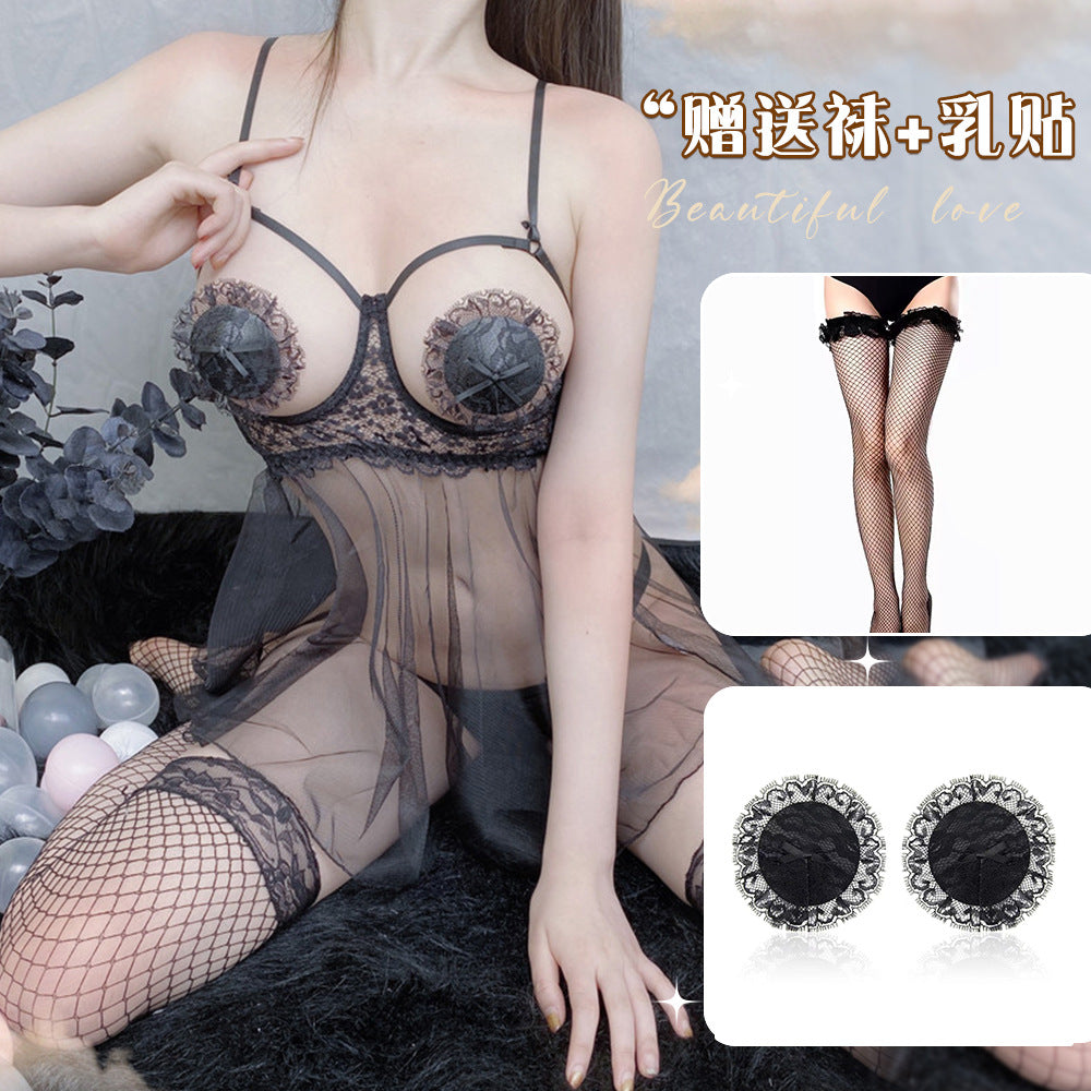 Sheer Push-up Chemise