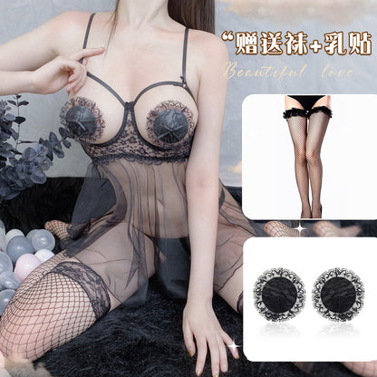 Sheer Push-up Chemise