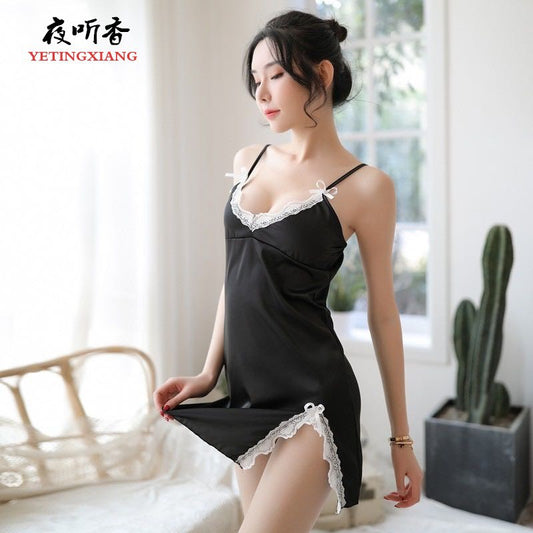 Sheer Slit Nightdress