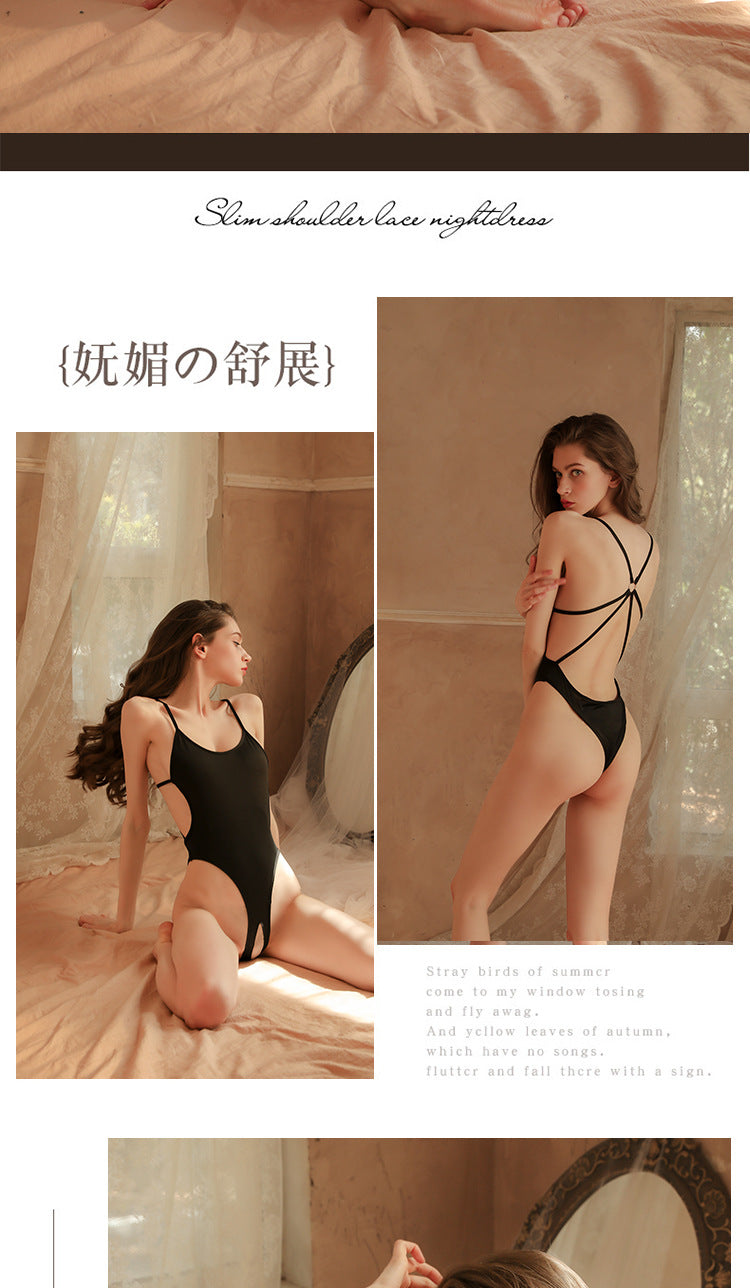 Open Crotch Swimsuit