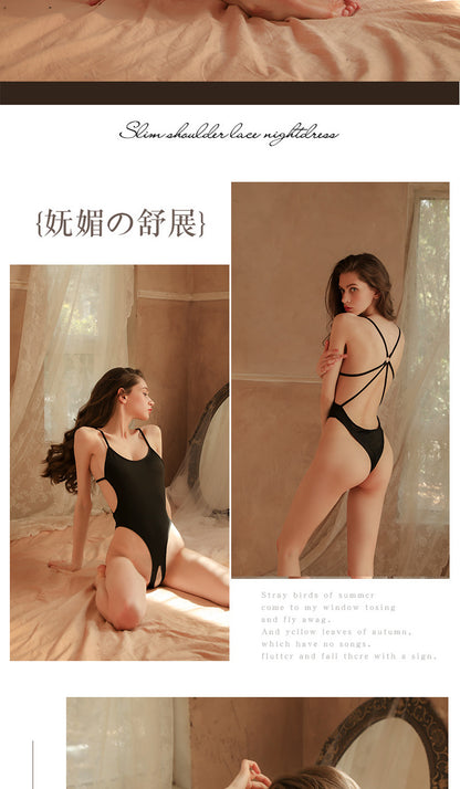 Open Crotch Swimsuit