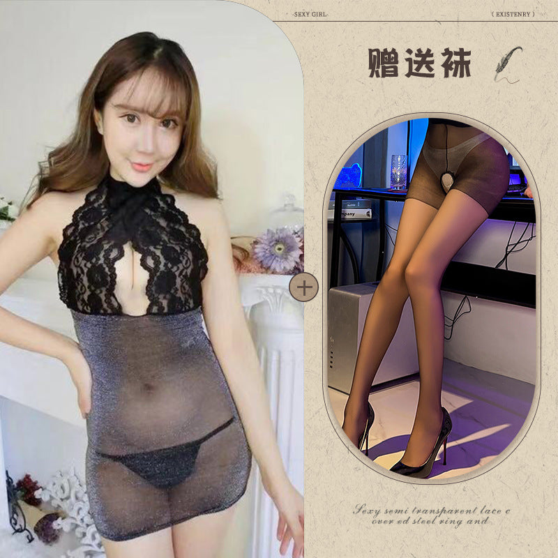Sheer Qipao Bodysuit