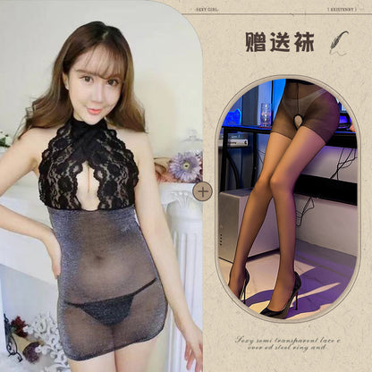 Sheer Qipao Bodysuit