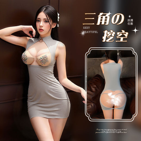 Open Back Slip Dress