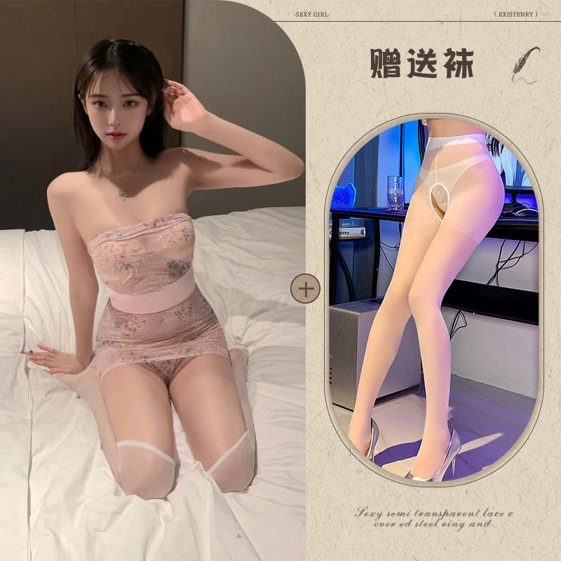 Embroidered Kimono Dress