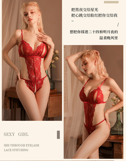 Lace Cut-out Bodysuit