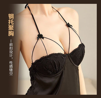 Backless Cut-Out Chemise
