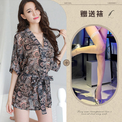 Chiffon Robe Set