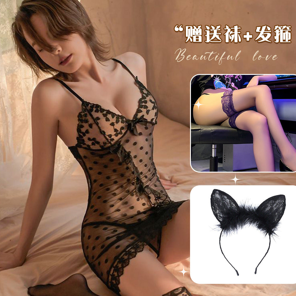 Sheer Lace Nightdress