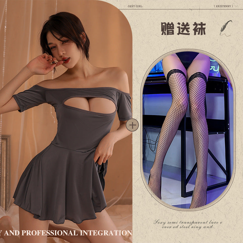 Sheer Cut-out Nightie