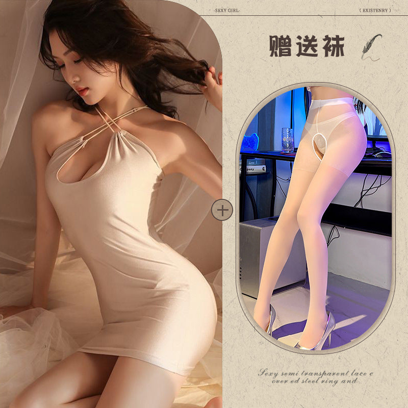 Secretary Lace Teddy Set