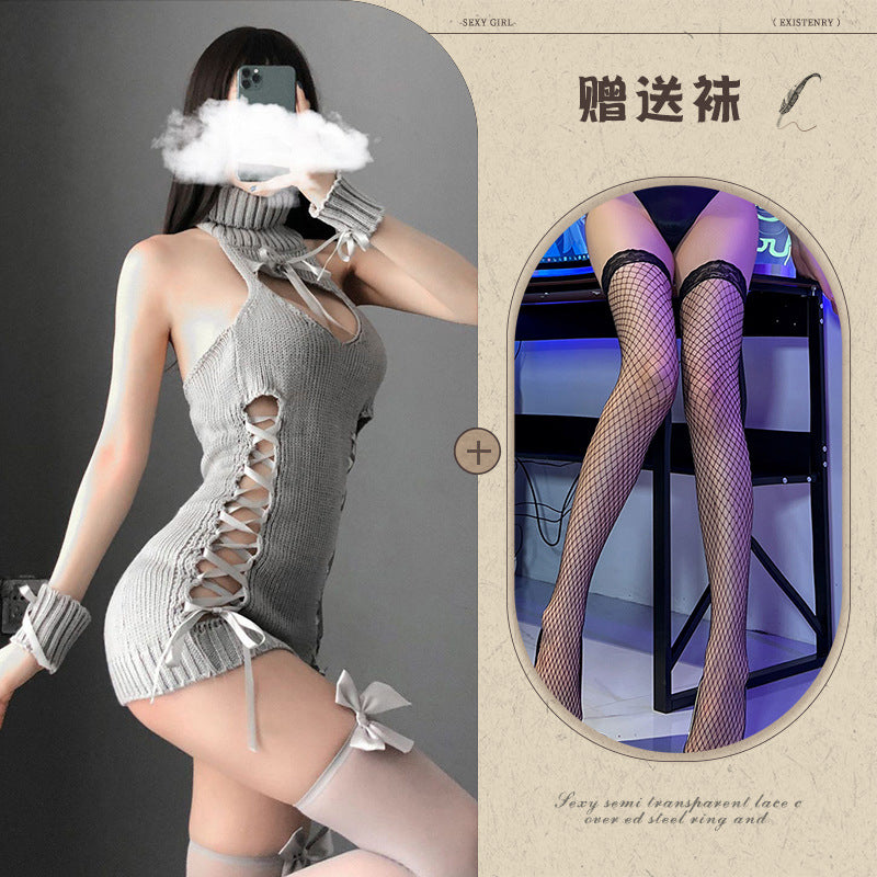 Knit Backless Sweater 