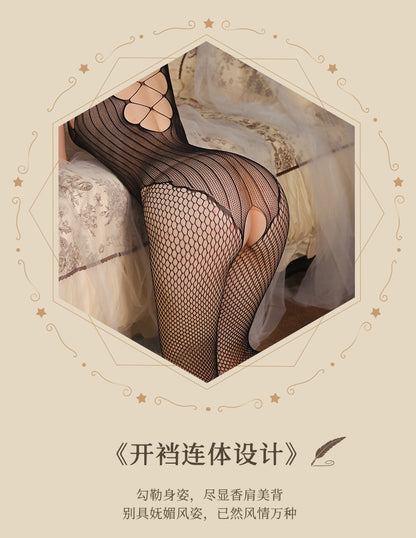 Sheer Fishnet Bodysuit