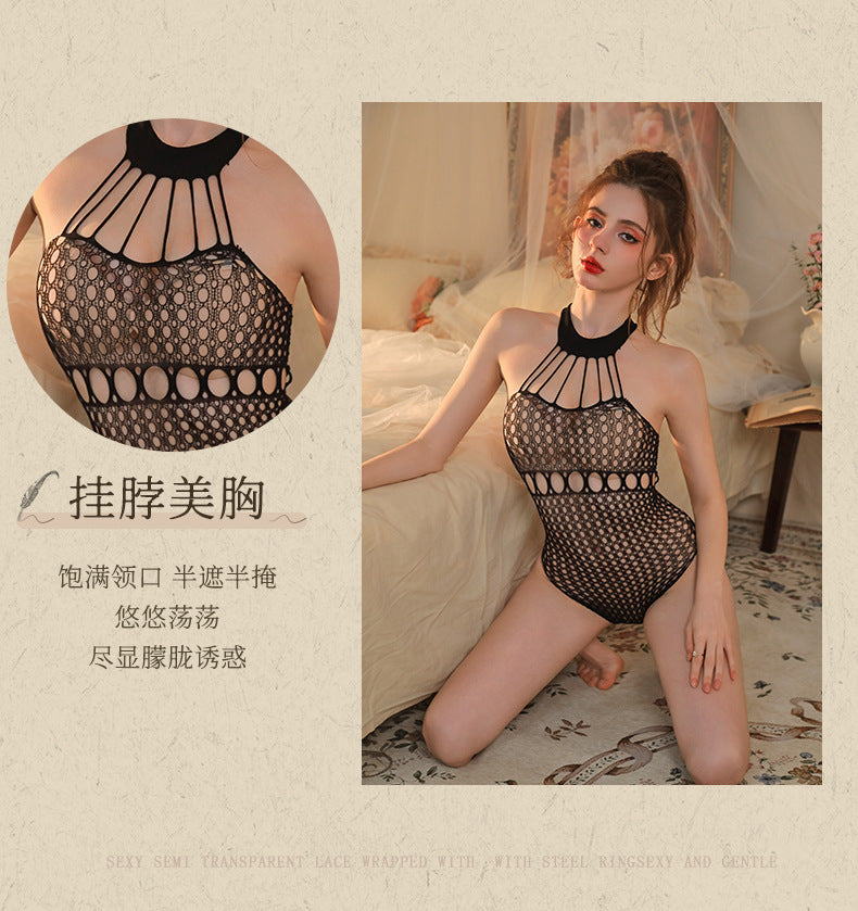 Mesh Corset Teddy