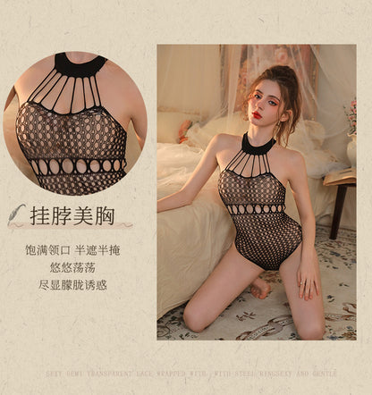 Mesh Corset Teddy