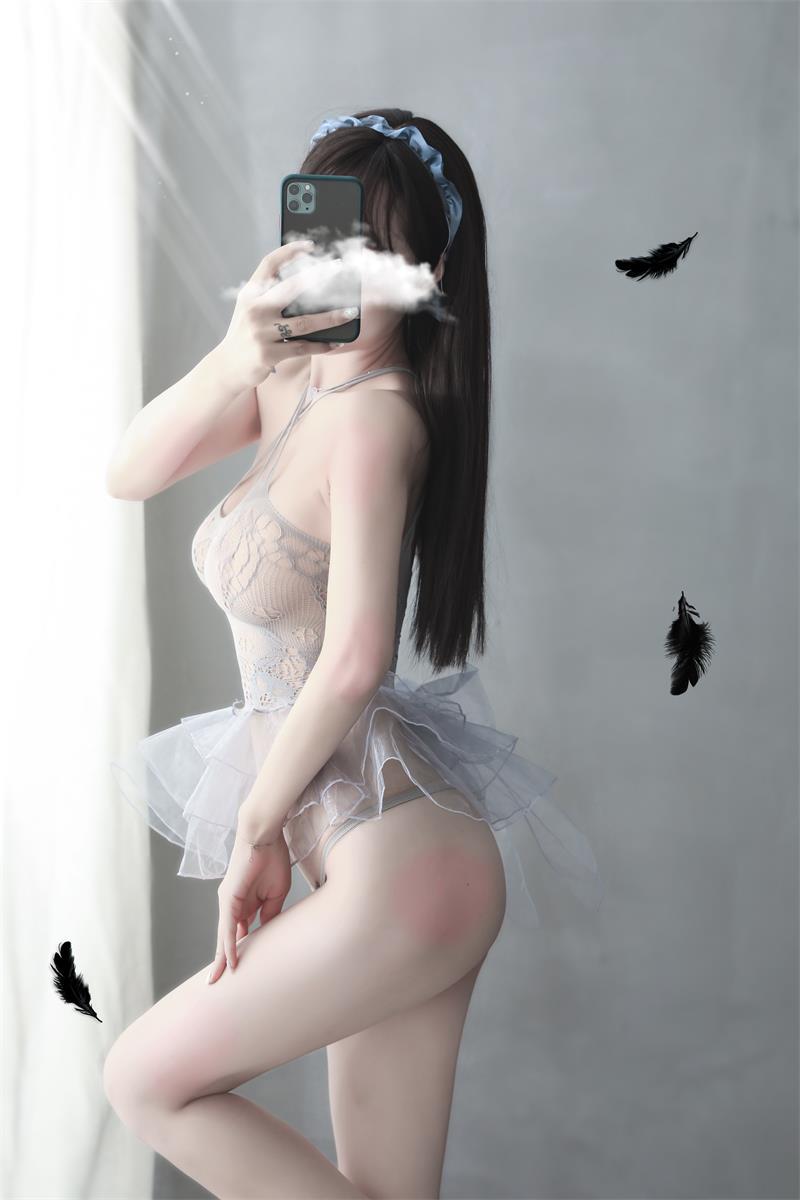 Sheer Cross-Strap Dress