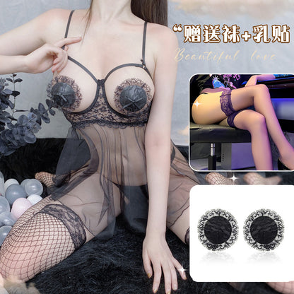 Sheer Push-up Chemise