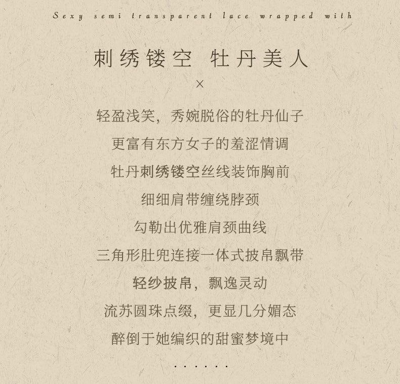 Embroidered Bustier Set