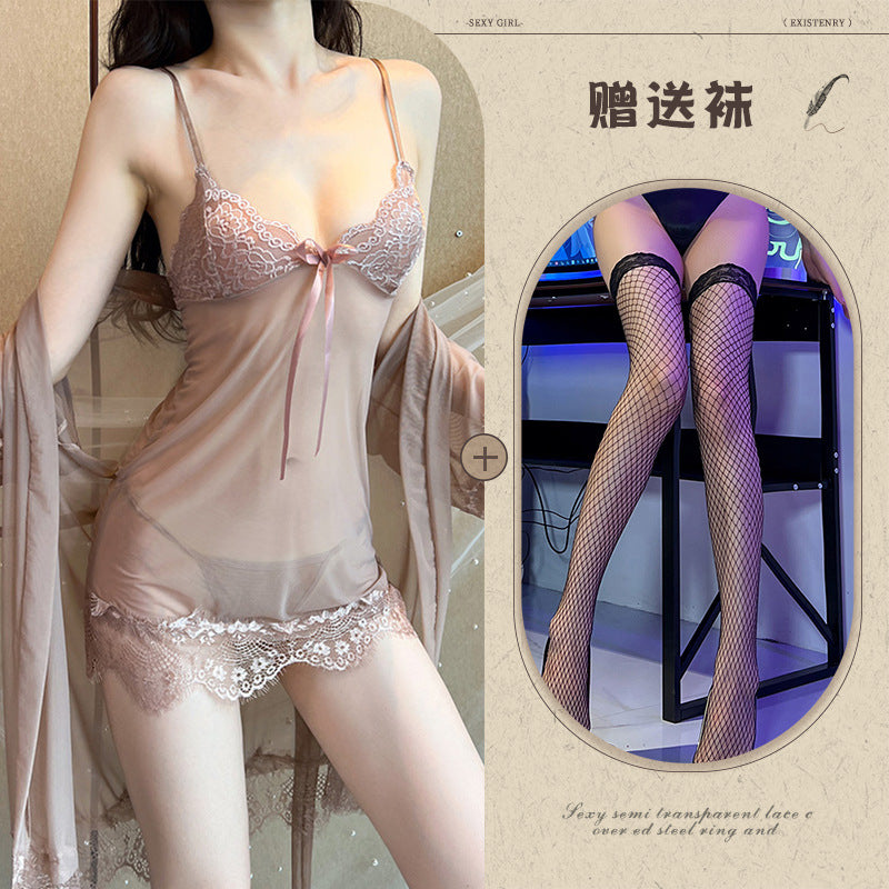 Plus Size Sheer Chemise