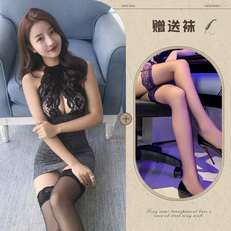 Open Crotch Lace Teddy