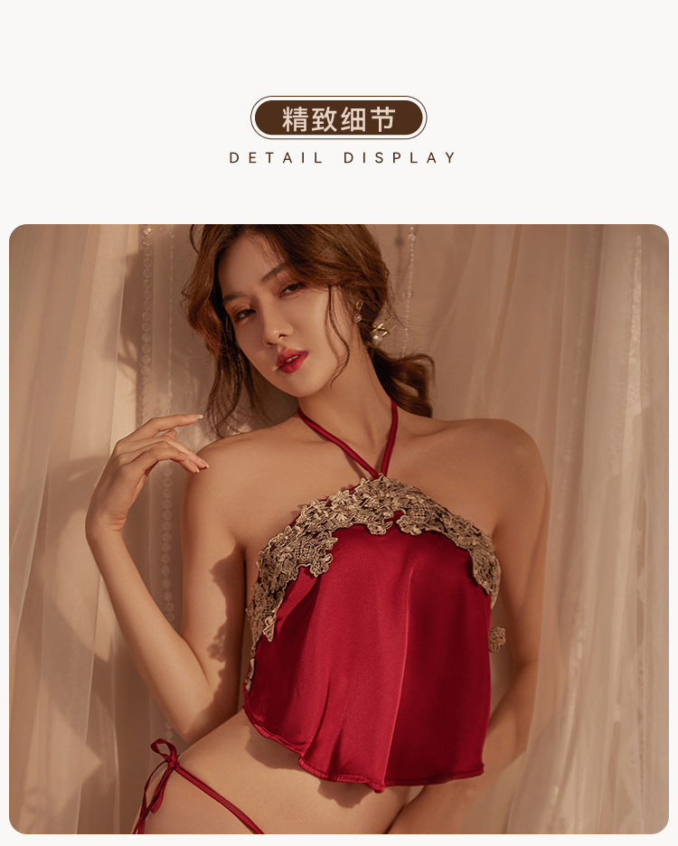 Lace-up Bustier Set
