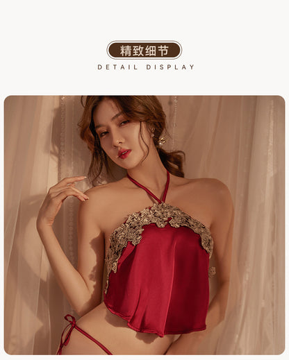 Lace-up Bustier Set