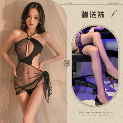 Glitter Mesh Lingerie