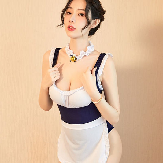 Maid Backless Jumpsuit