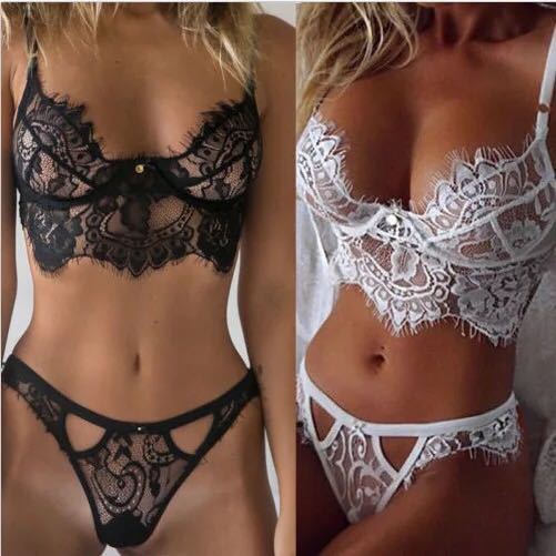 Lace Bralette & Garter Belt Set