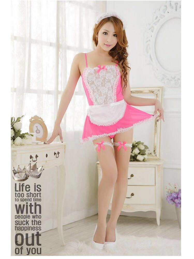Maid Lace Apron Set