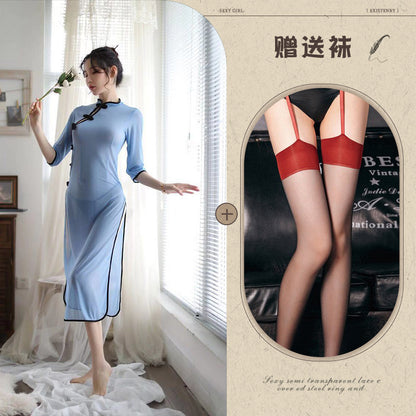 Sheer Qipao Nightie