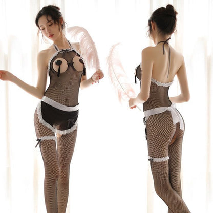 Sheer Halter Bodysuit