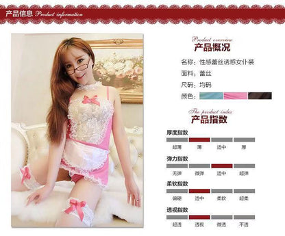 Maid Lace Apron Set