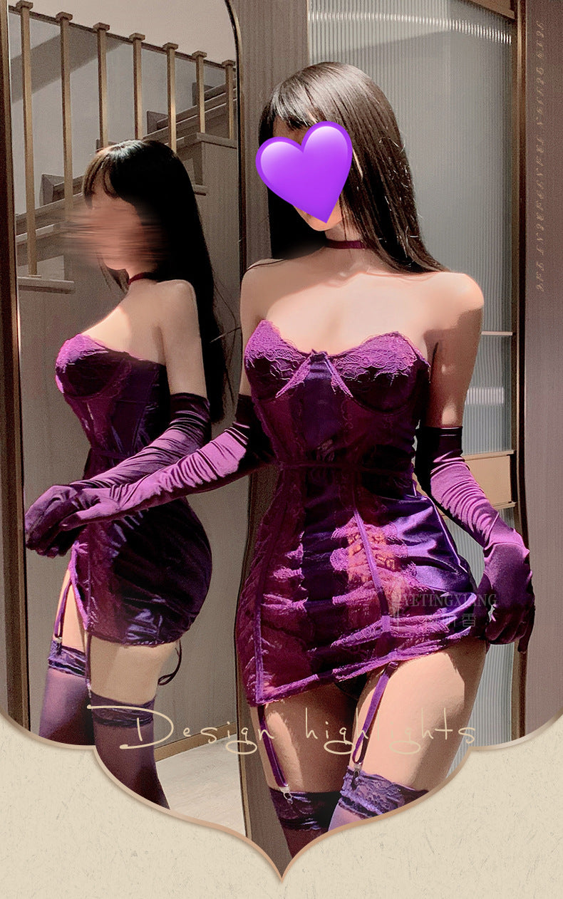 Satin Bustier Dress