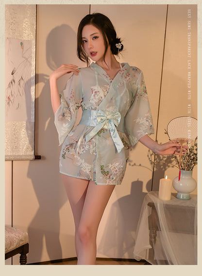 Plus Size Kimono Set