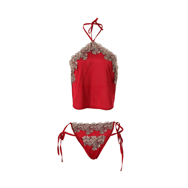 Lace-up Bustier Set